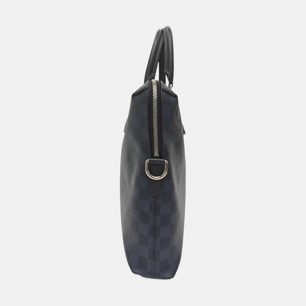PORTE-DOCUMENTS Damier Coated Canvas Blue