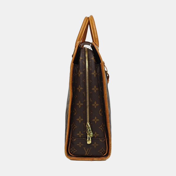 VINTAGE RIVOLI Monogram Coated Canvas Brown