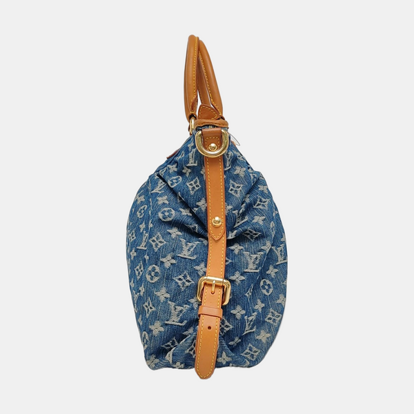 NEO CABBY GM Monogram Denim Blue