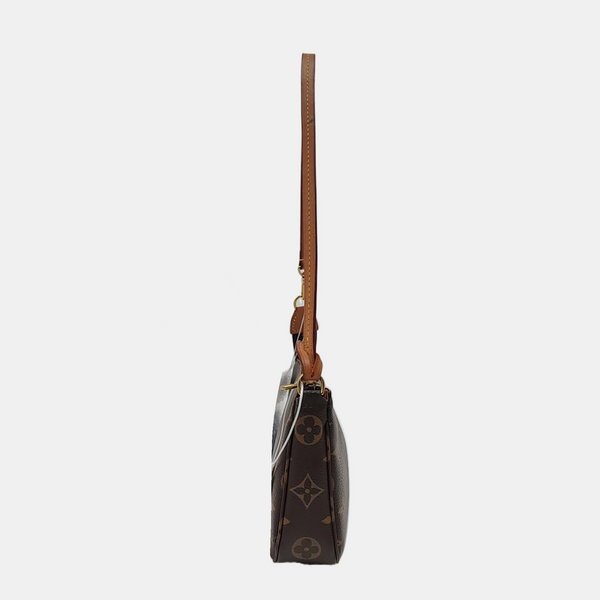 ACCESSOIRES GM Monogram Coated Canvas Brown