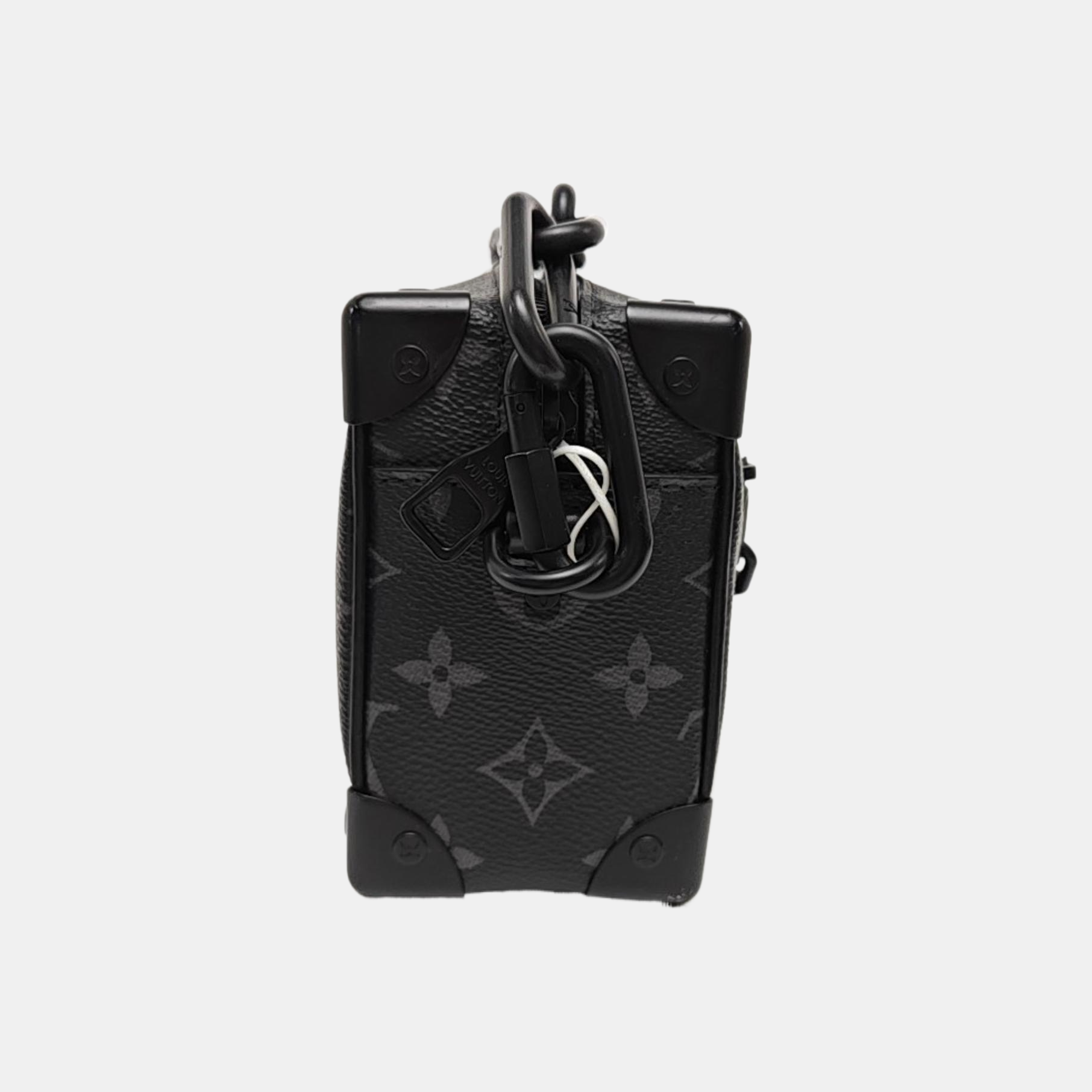 SOFT TRUNK Mini Monogram Coated Canvas Black
