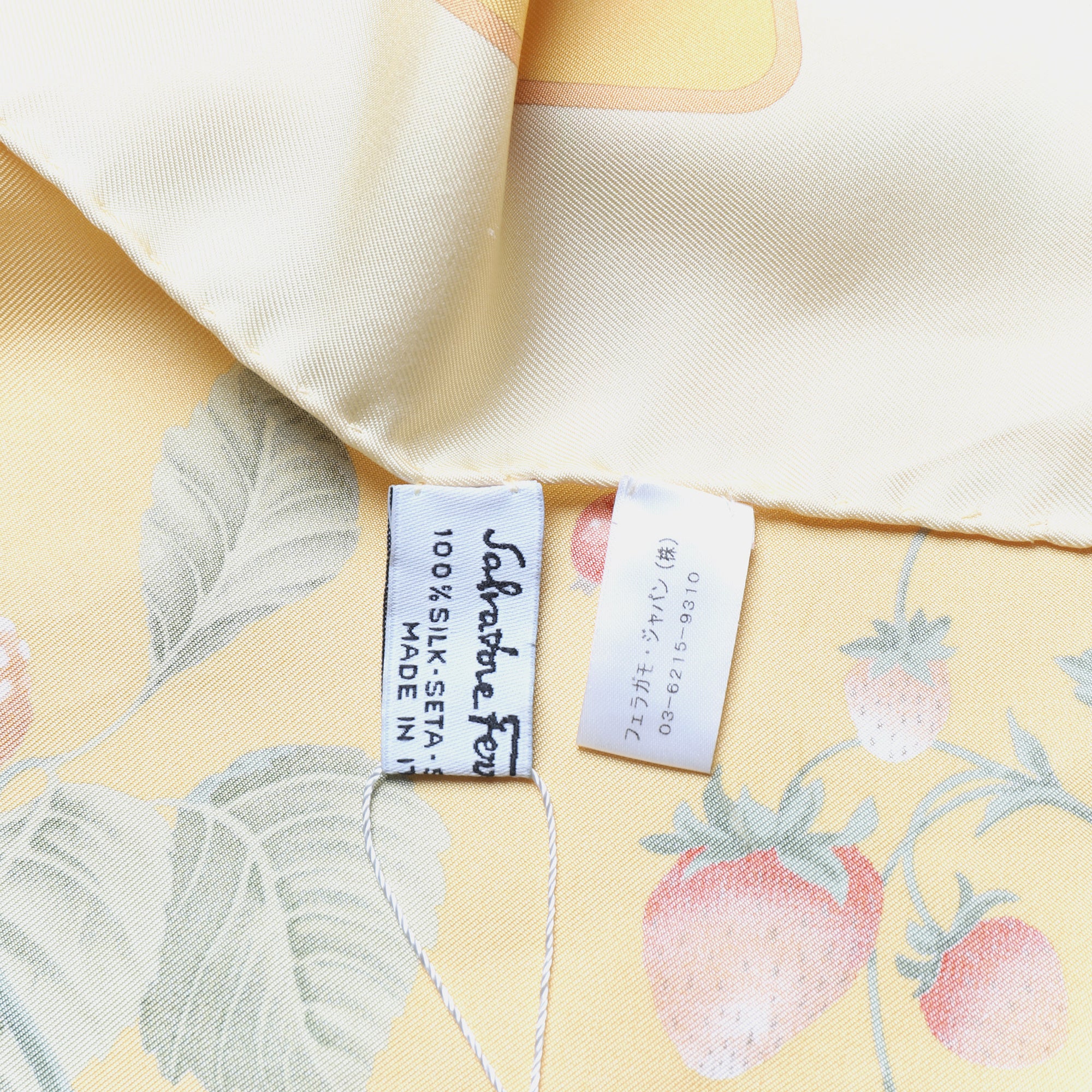 Mulberry Silk Yellow Silk Scarf