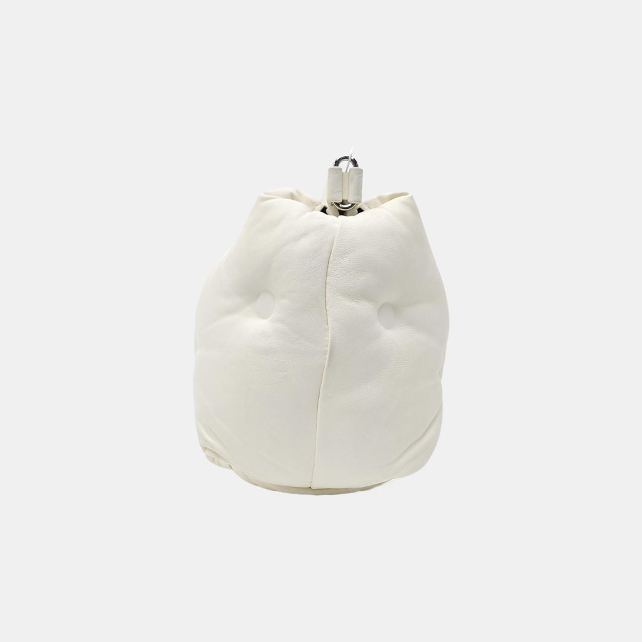 Lambskin Shoulder Bag White