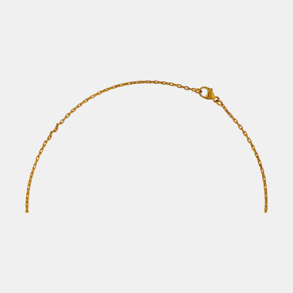 Pop H Metal Gold Necklace