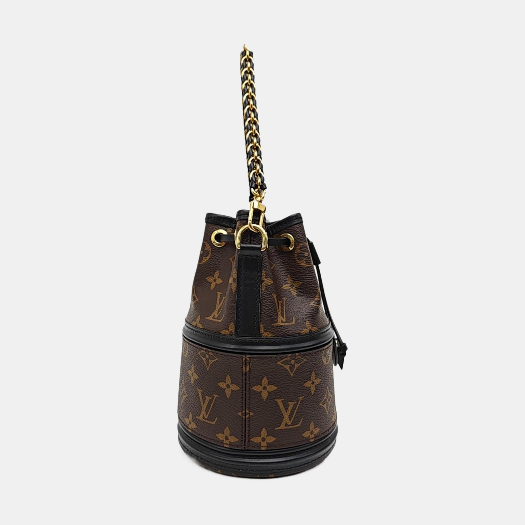 CANOÉ Monogram Coated Canvas Brown
