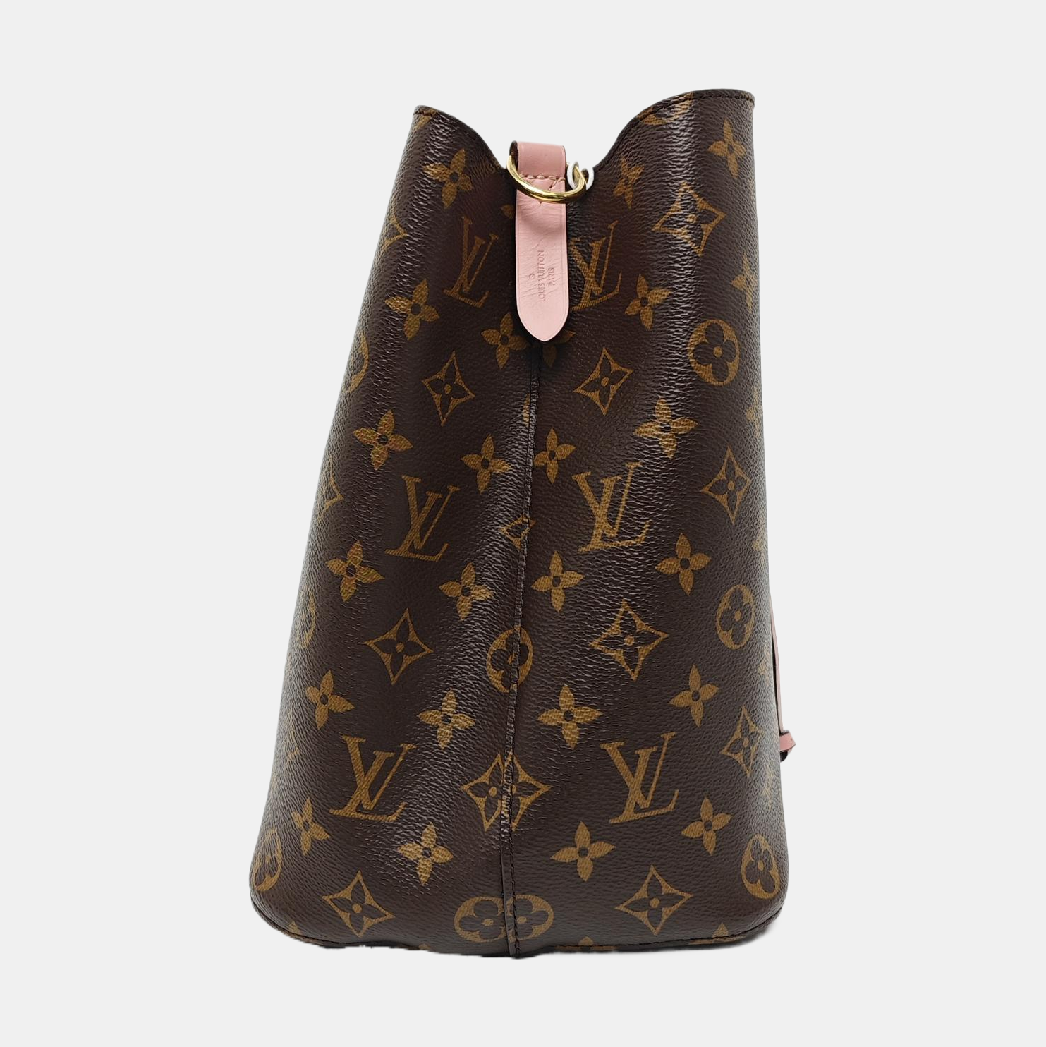 NÉONOÉ MM Monogram Coated Canvas Brown