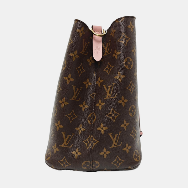 NÉONOÉ MM Monogram Coated Canvas Brown