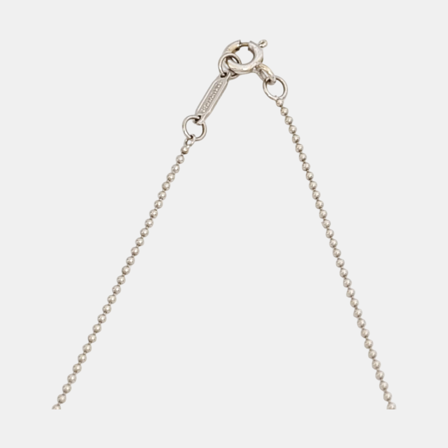 18k White Gold Silver Necklace
