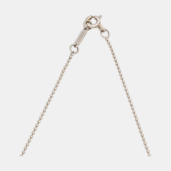 18k White Gold Silver Necklace