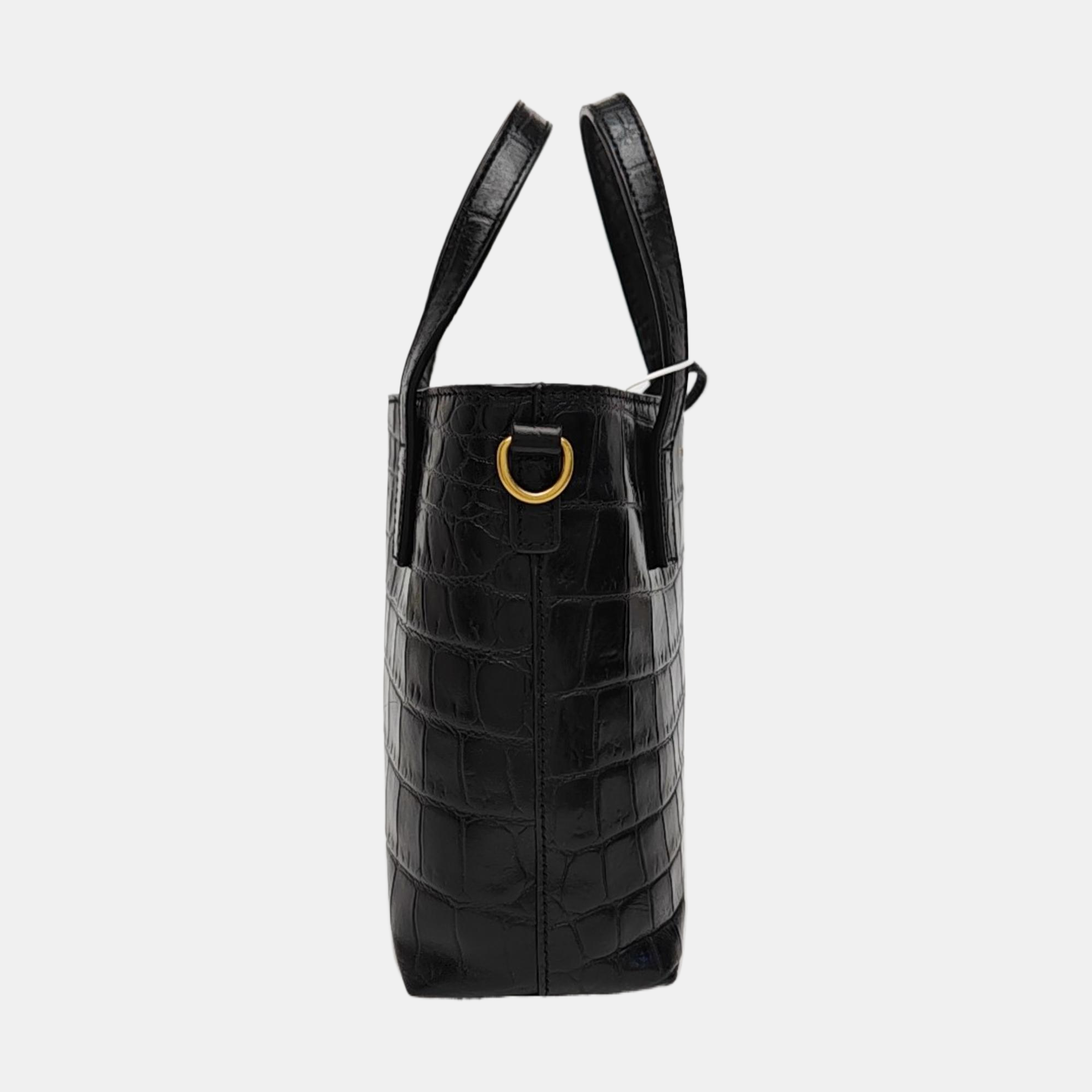 Calfskin Shoulder Bag Black