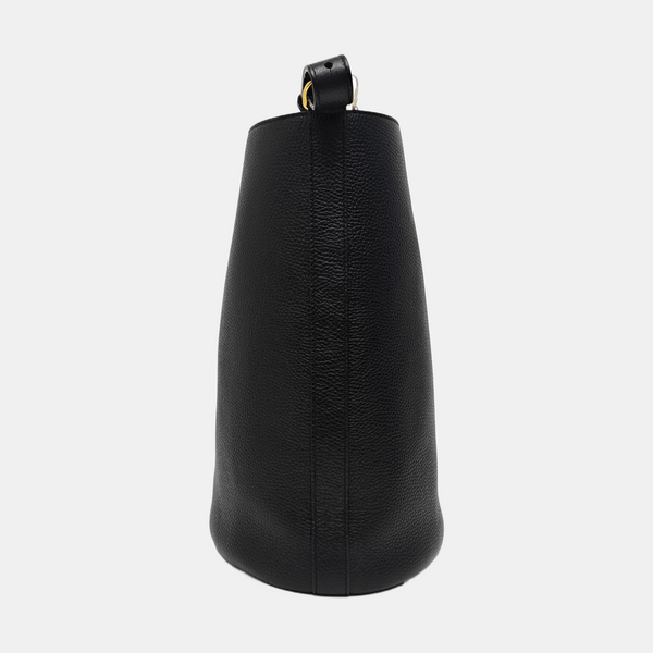 The Bucket Medium Calfskin Black