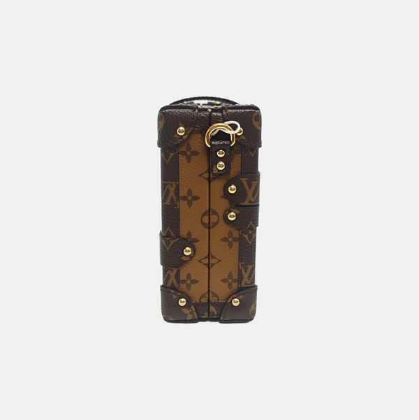 PETITE MALLE Monogram Coated Canvas Brown