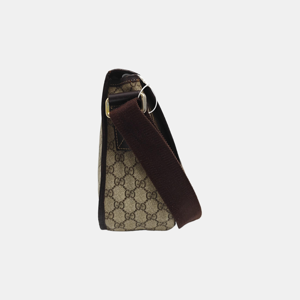 GG Imprime Monogram Coated Canvas Brown