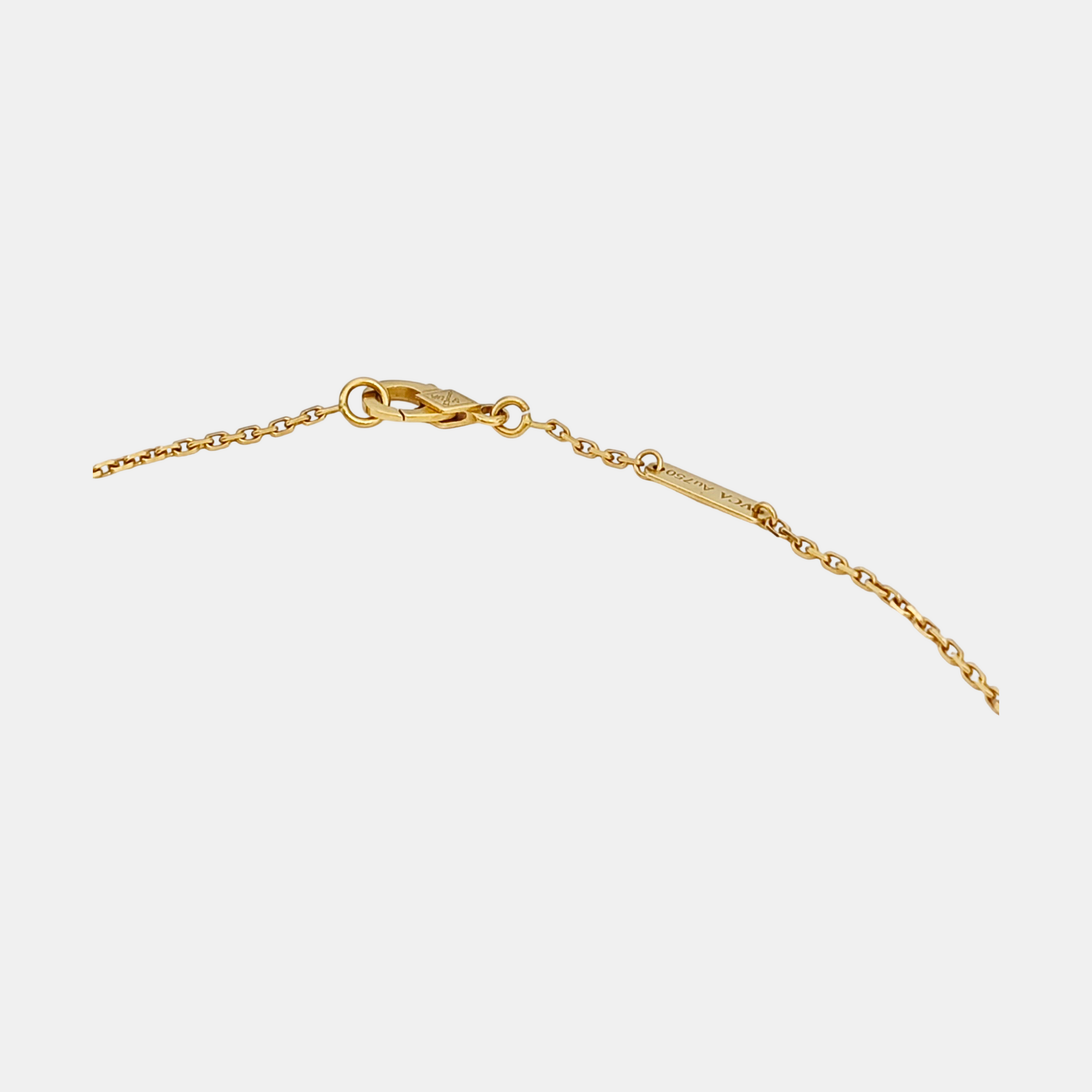 Vintage Alhambra 18k Gold Necklace