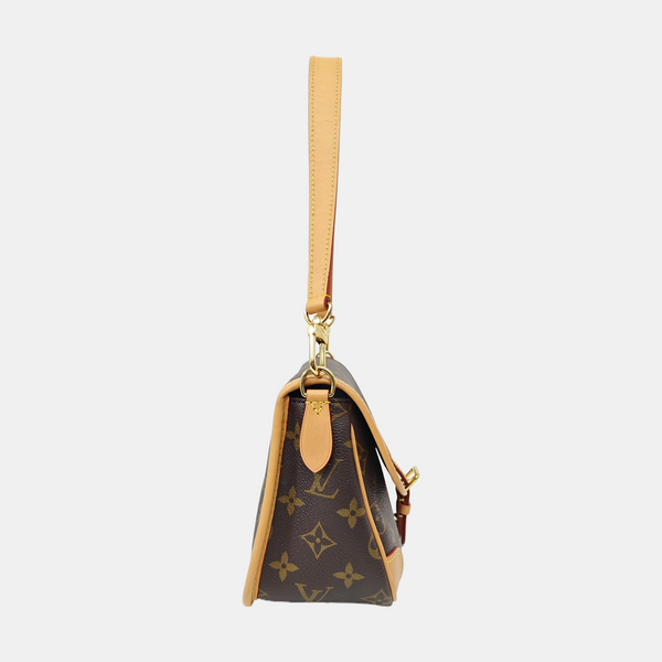 DIANE Monogram Coated Canvas Brown