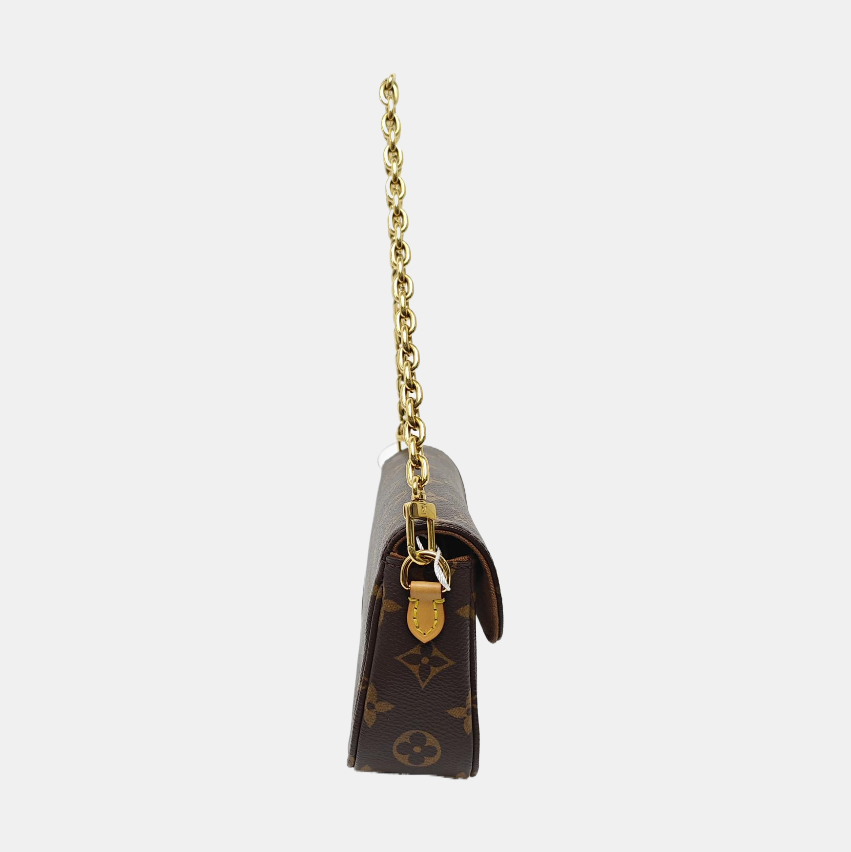 IVY Monogram Coated Canvas Brown