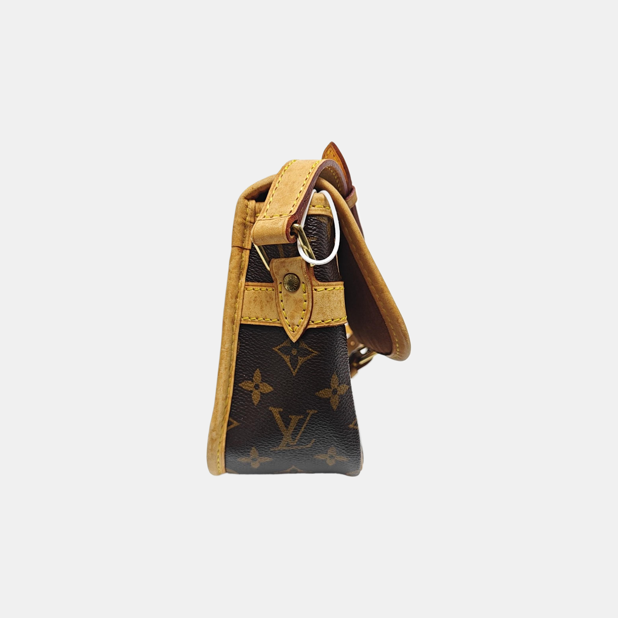 SAC GIBECIERE PM Monogram Coated Canvas Brown