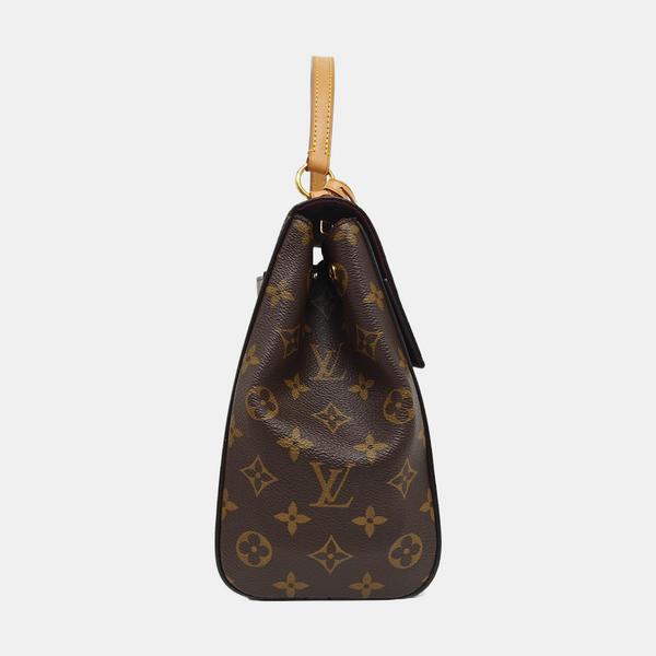 CLUNY MM Monogram Coated Canvas Brown