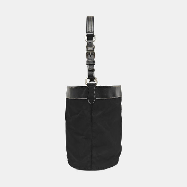 Nylon Bucket Bag Black