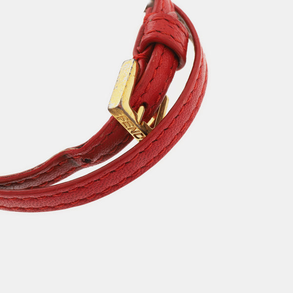 Leather Red Bracelet