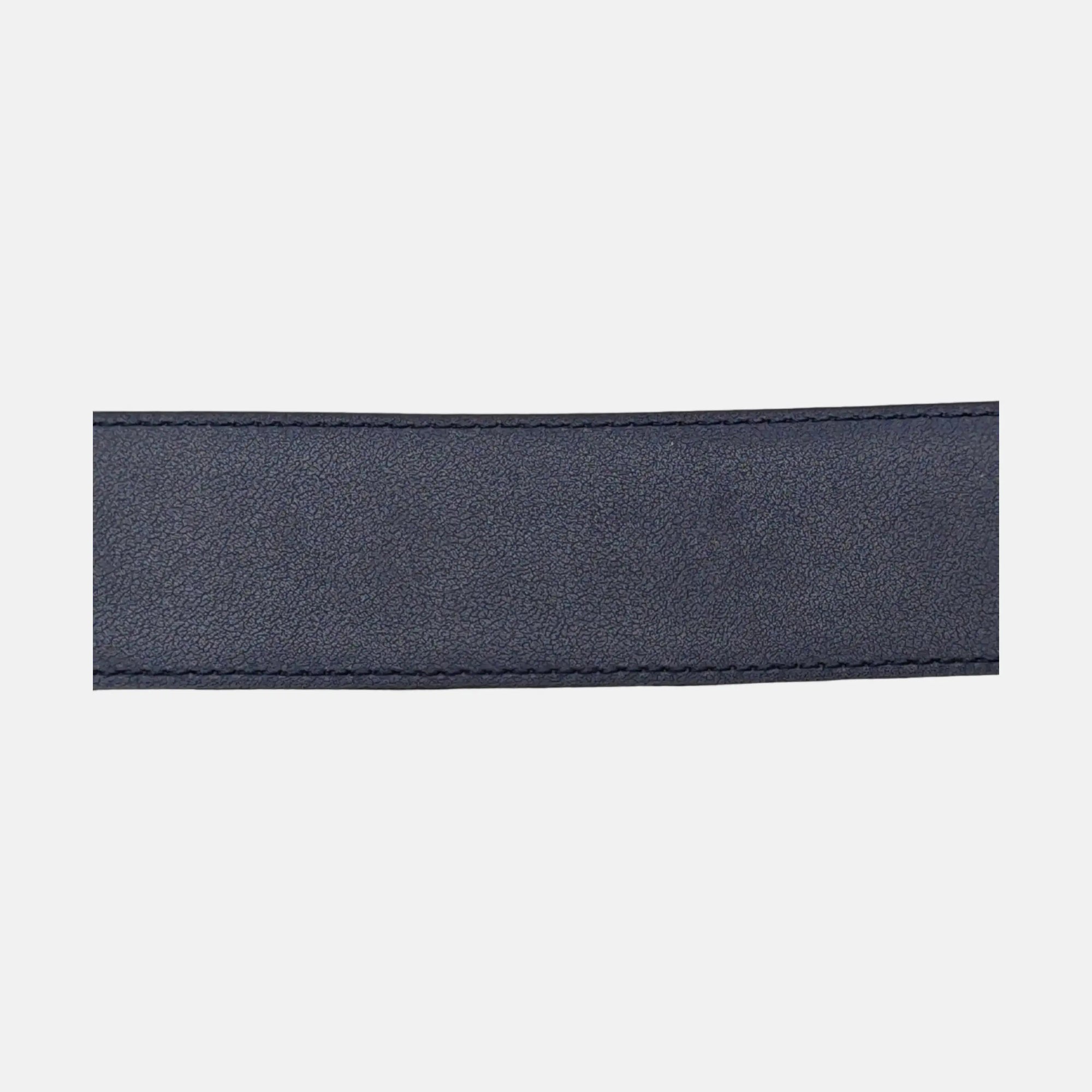 Leather Belt Blue