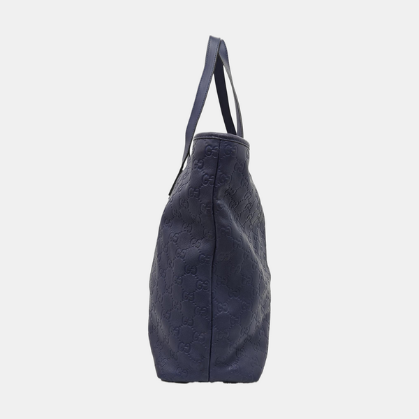 GG Imprime Monogram Calfskin Blue