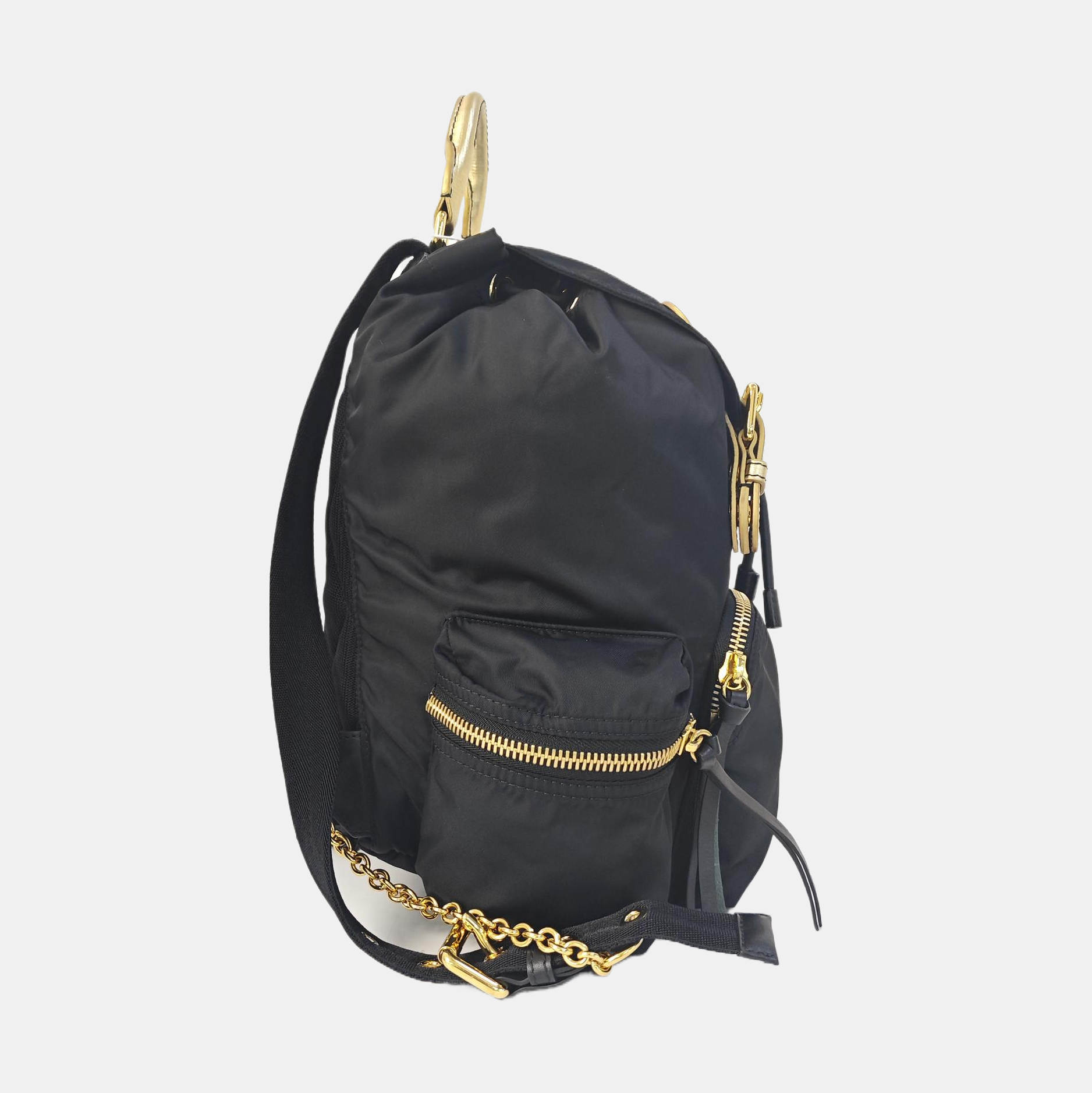 The Rucksack Medium Nylon Black