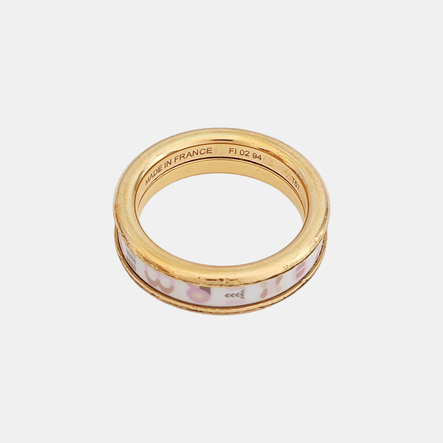 Metal Rose Gold Ring EU 56