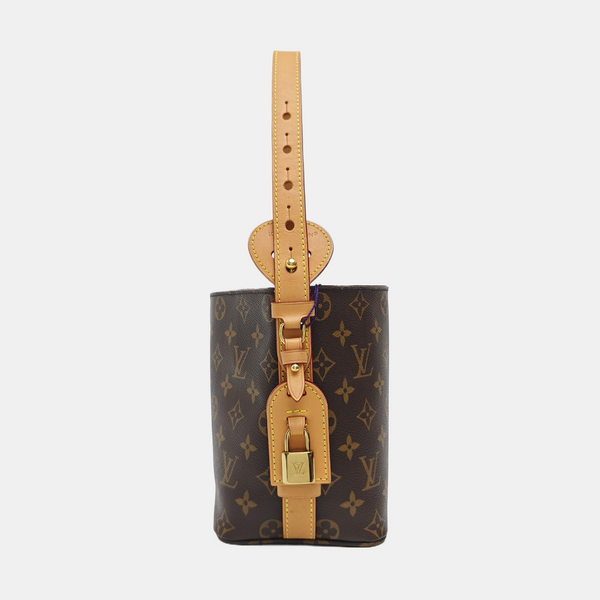 ALL IN Monogram Coated Canvas Brown