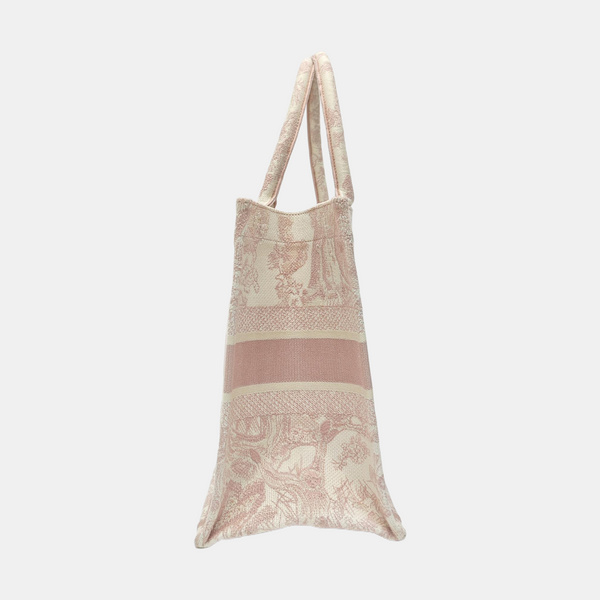 Book Tote Medium Canvas Pink