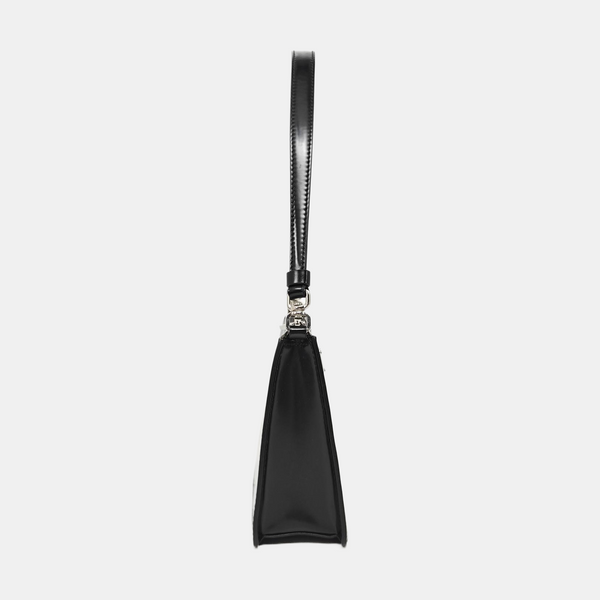 Calfskin Top Handle Bag Mini Black