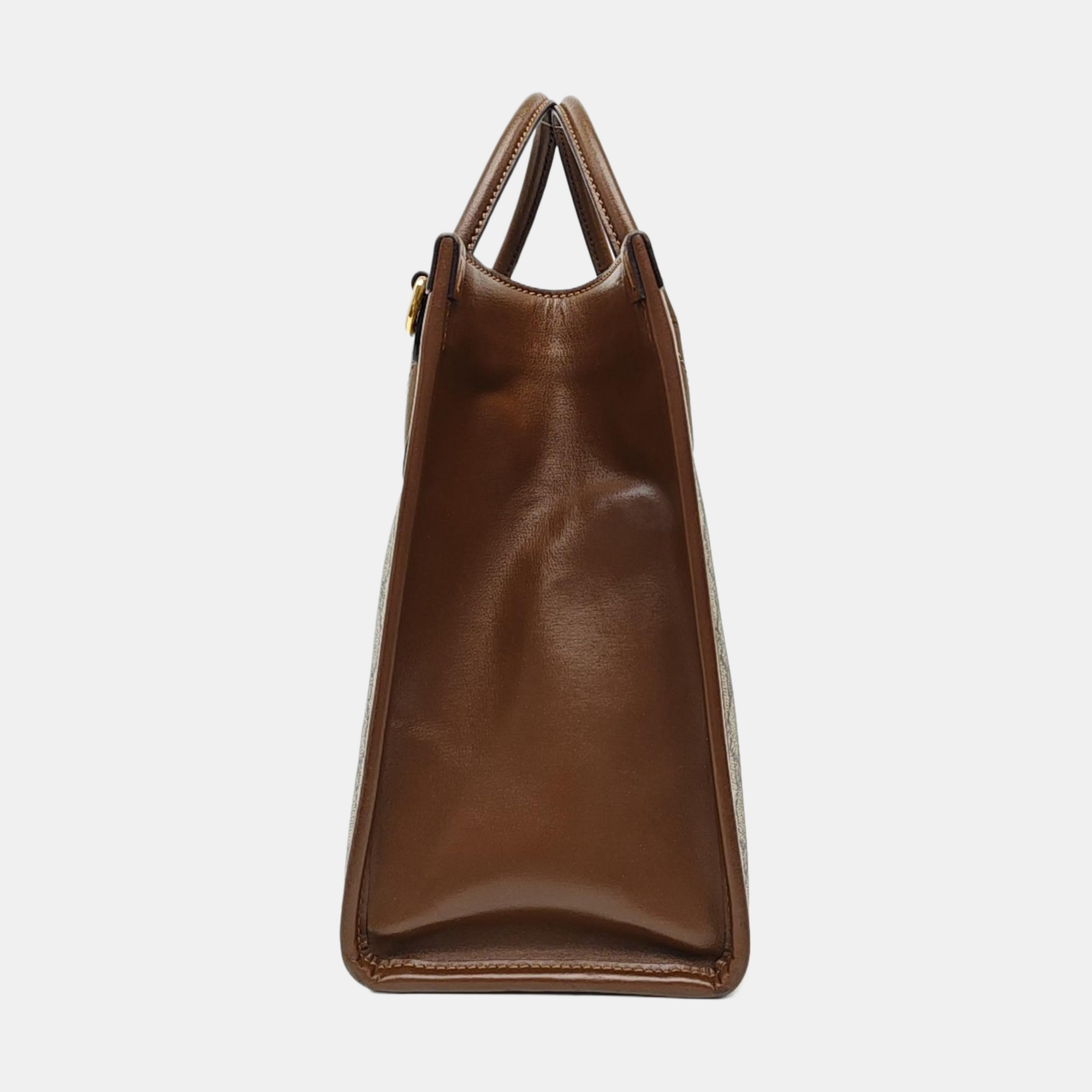 Retro Small Monogram Coated Canvas Brown