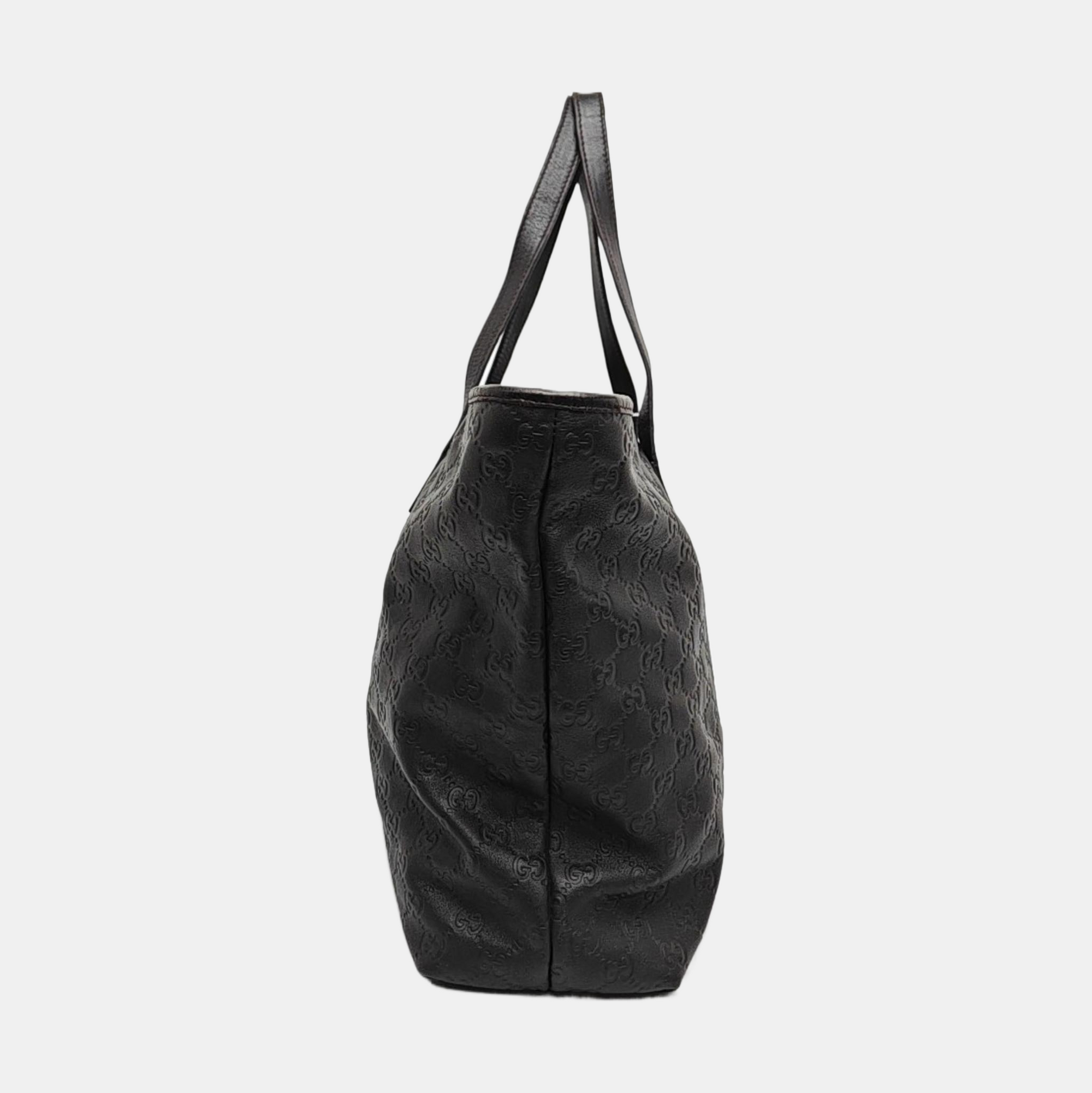 GG Imprime Monogram Calfskin Black