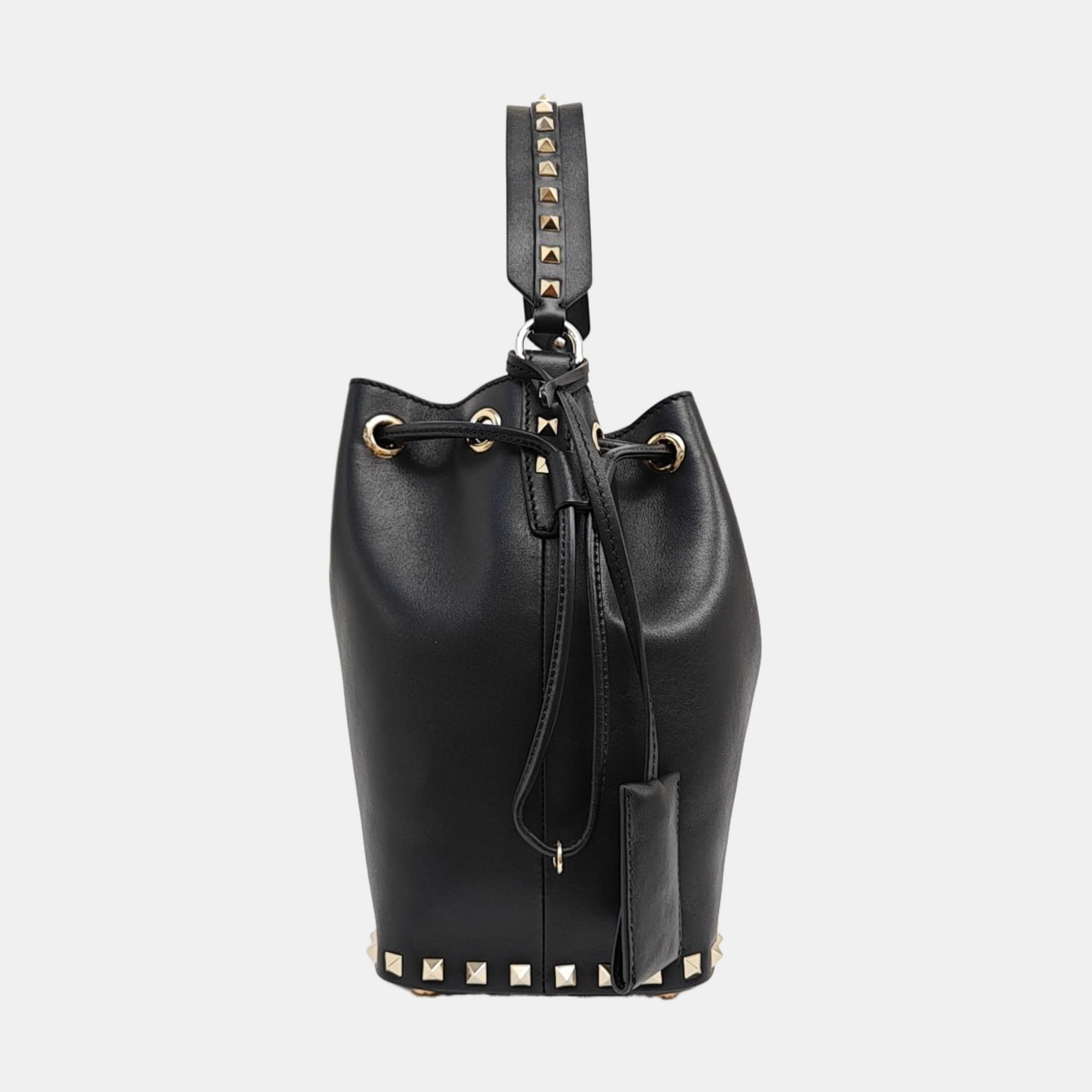 Calfskin Bucket Bag Black