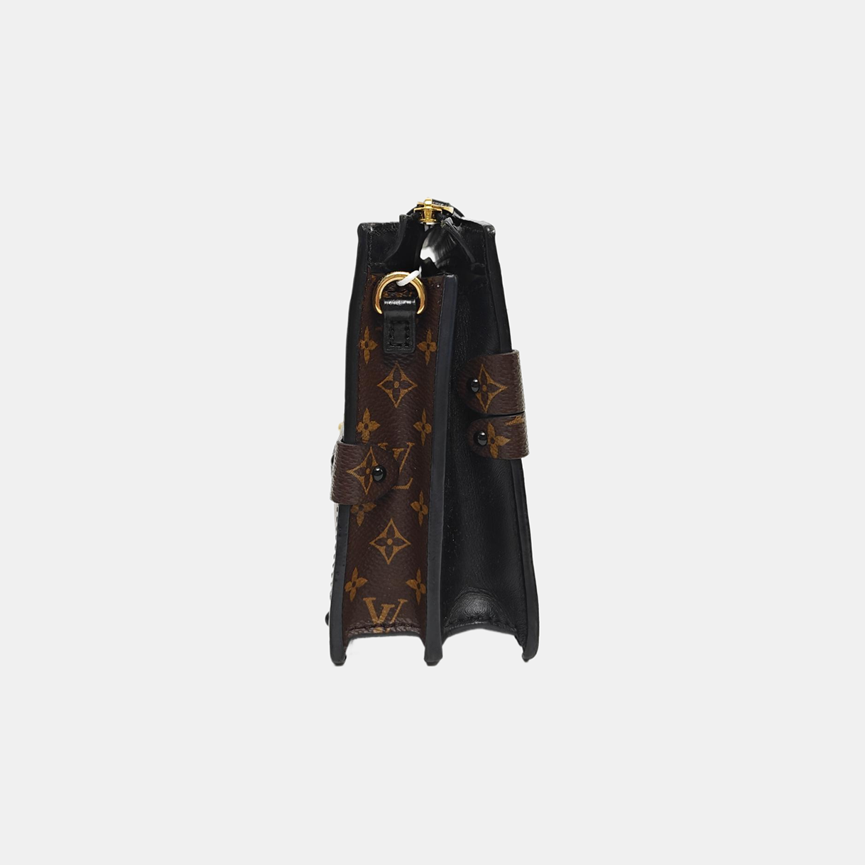 TRUNK Monogram Coated Canvas Brown