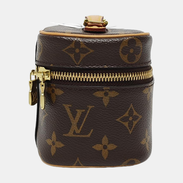 NICE Super Mini Monogram Coated Canvas Brown
