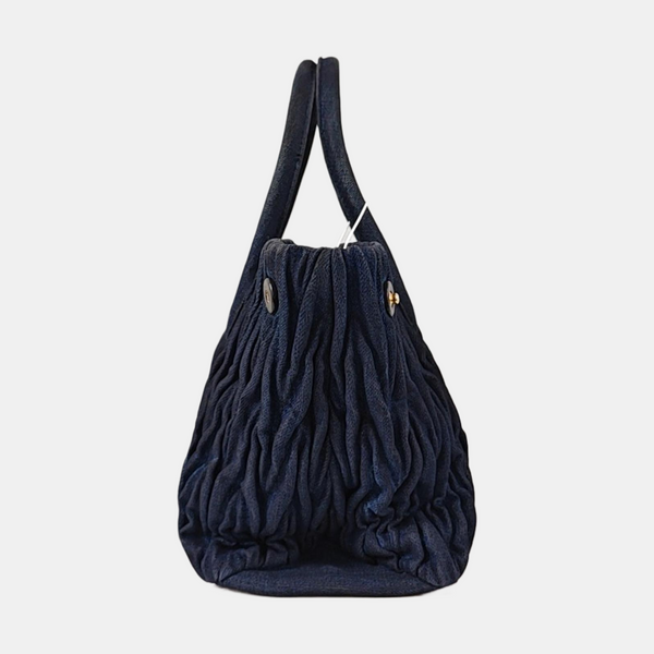 Avenue Quilted Denim Blue