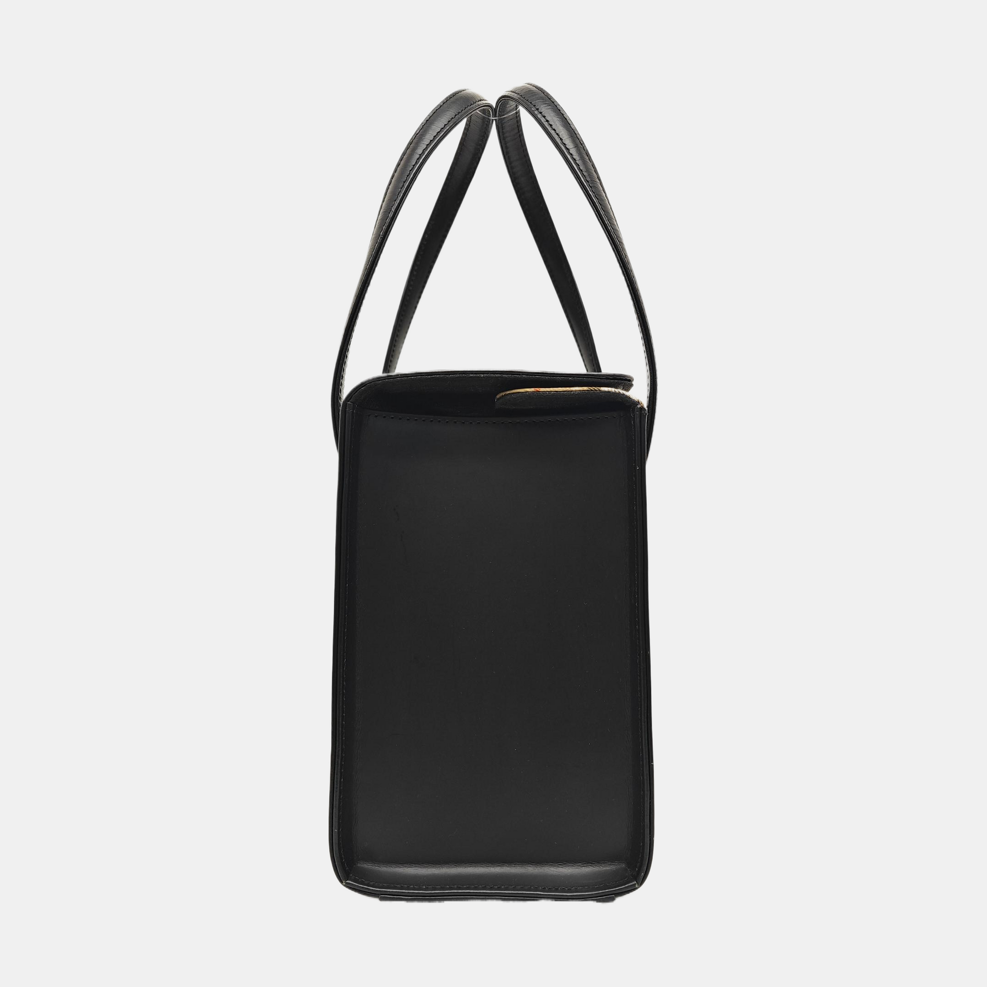 Calfskin Tote Bag Black