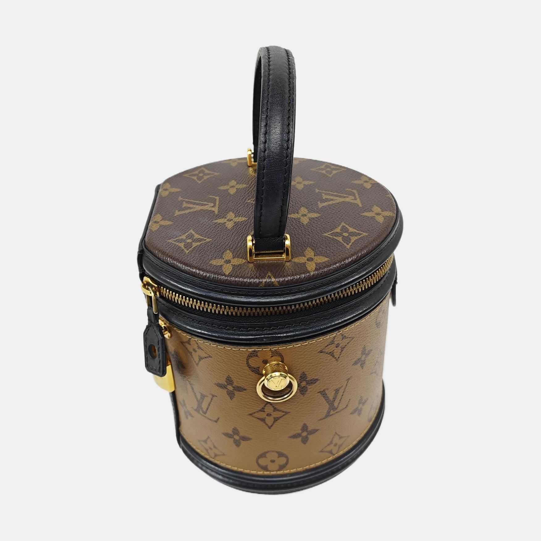 CANNES PM Monogram Coated Canvas Brown