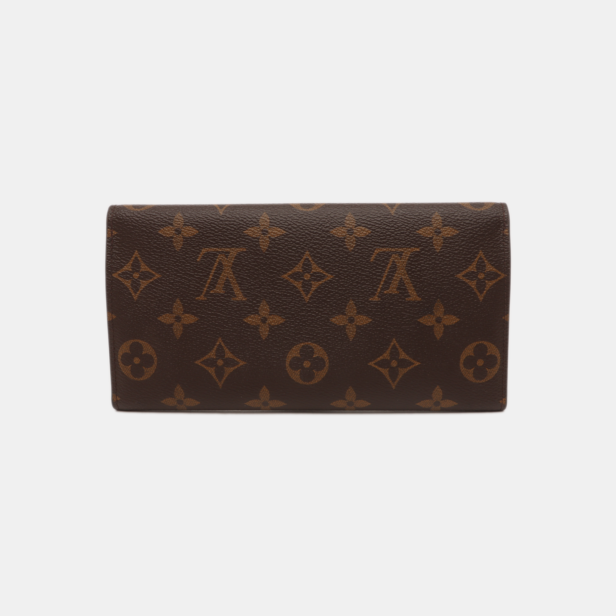 JOSÉPHINE Monogram Coated Canvas Brown Wallet