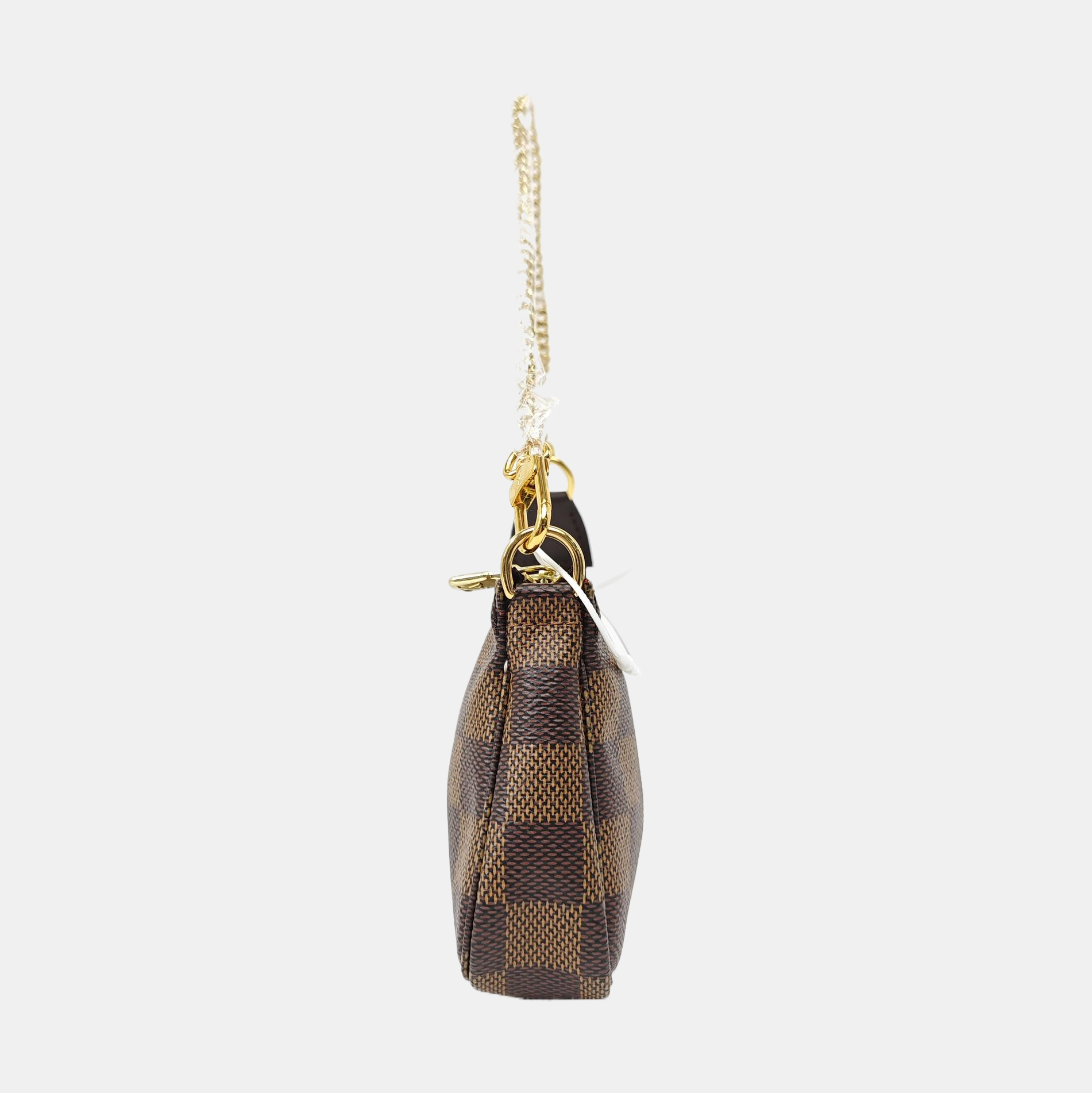 ACCESSOIRES Mini Damier Ebene Coated Canvas Brown