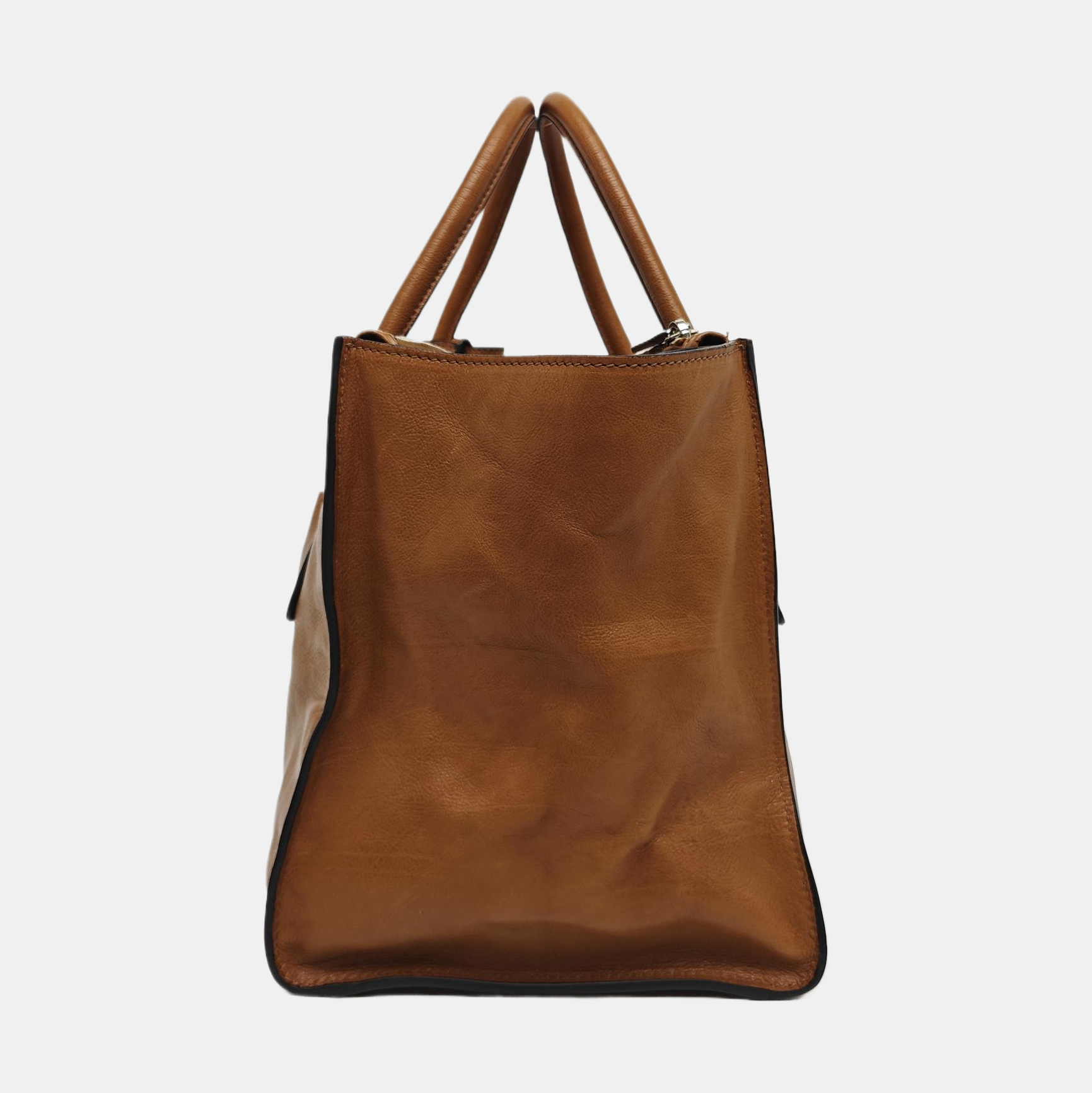 Calfskin Tote Bag Brown