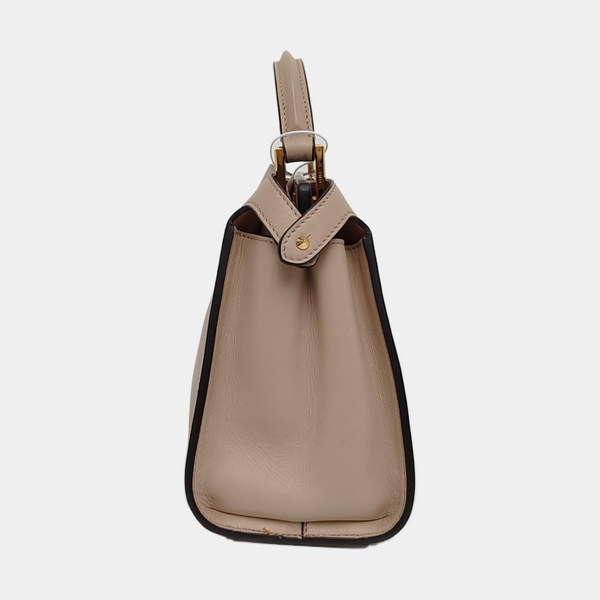 Peekaboo  Essential Medium Calfskin Beige