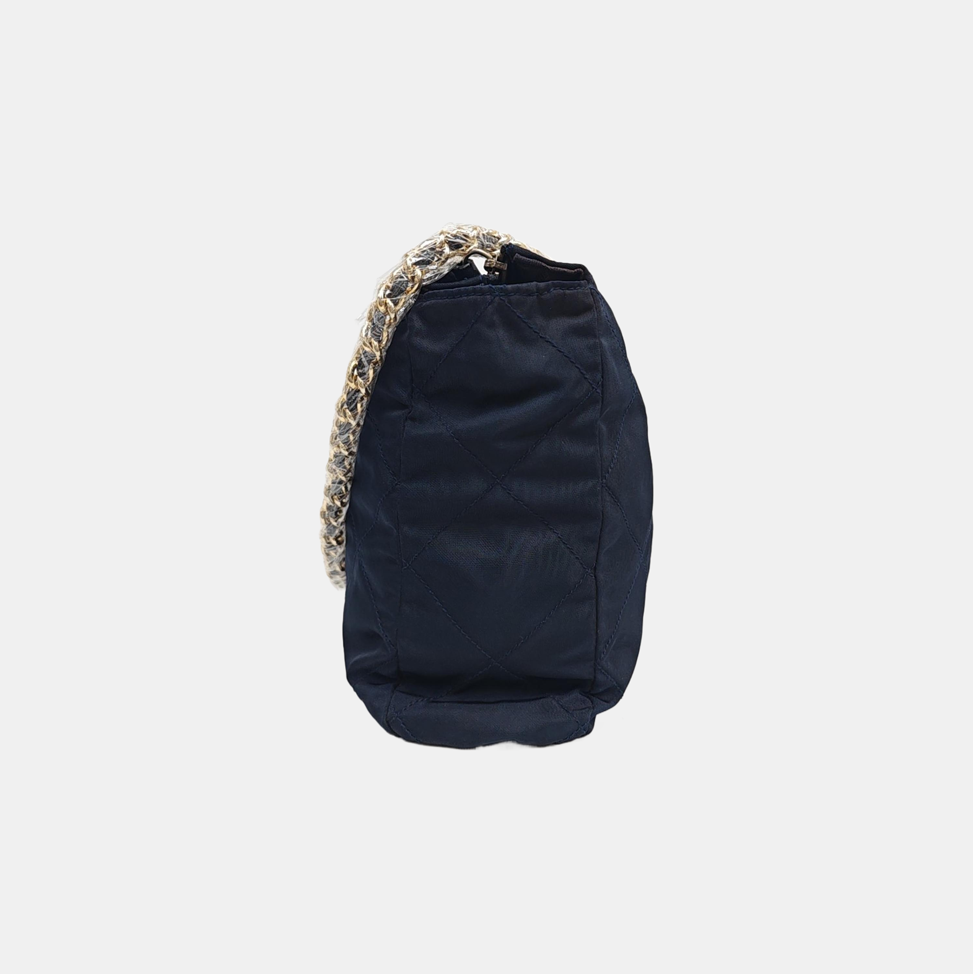 Re-Edition 1995 Chaîne Quilted Nylon Blue