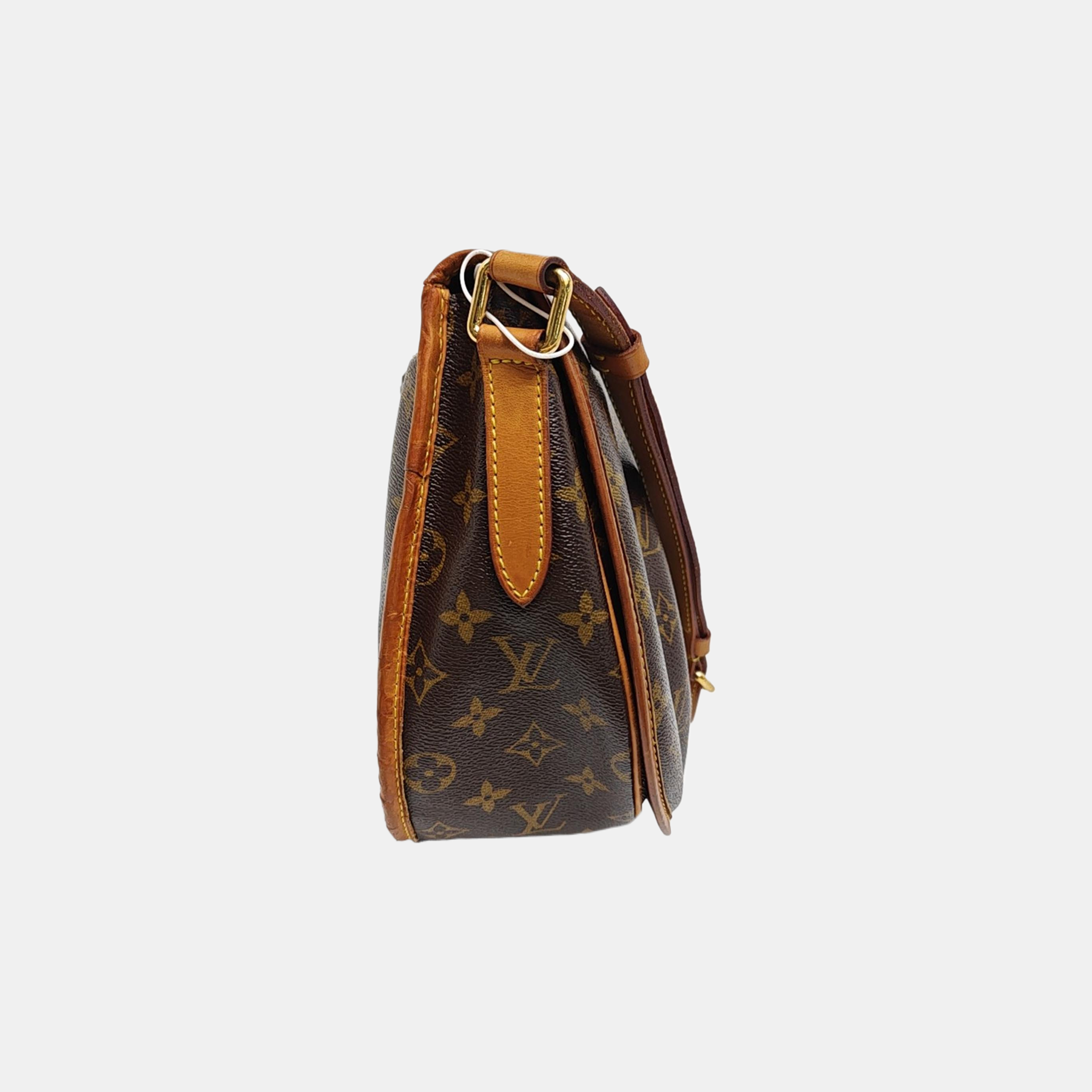 MENILMONTANT MM Monogram Coated Canvas Brown