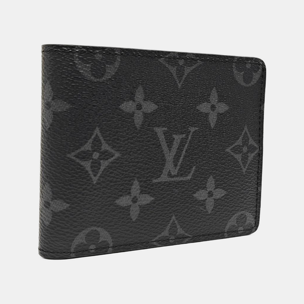 Monogram Coated Canvas Wallet Black