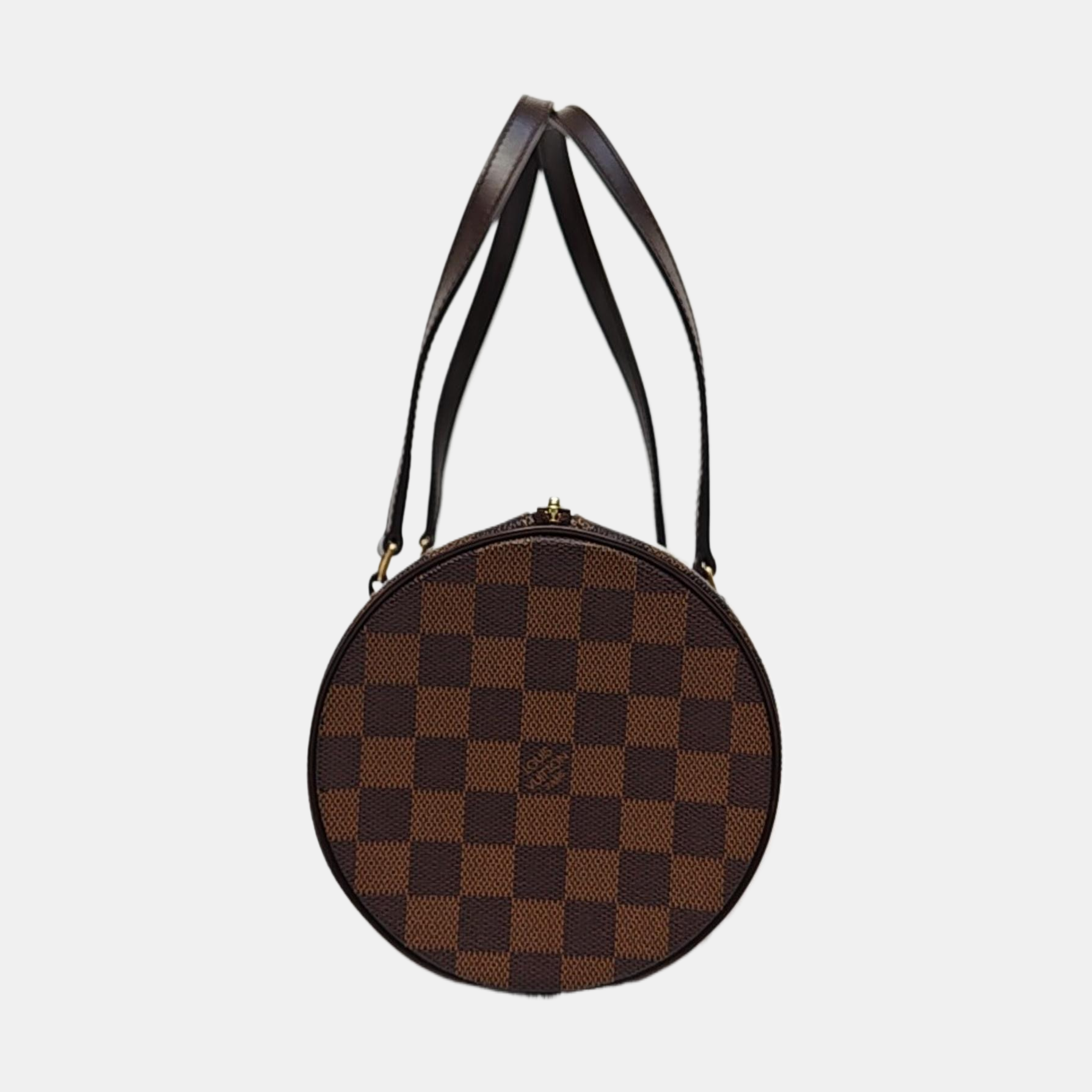 PAPILLON 30 Damier Ebene Coated Canvas Brown