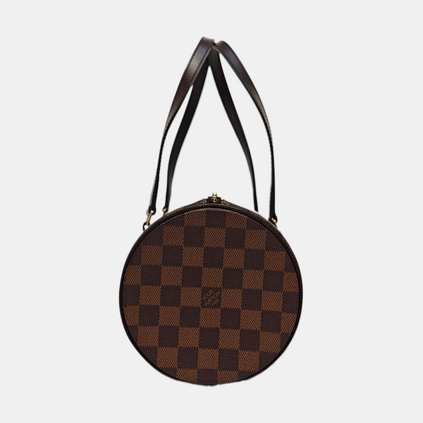 PAPILLON 30 Damier Ebene Coated Canvas Brown