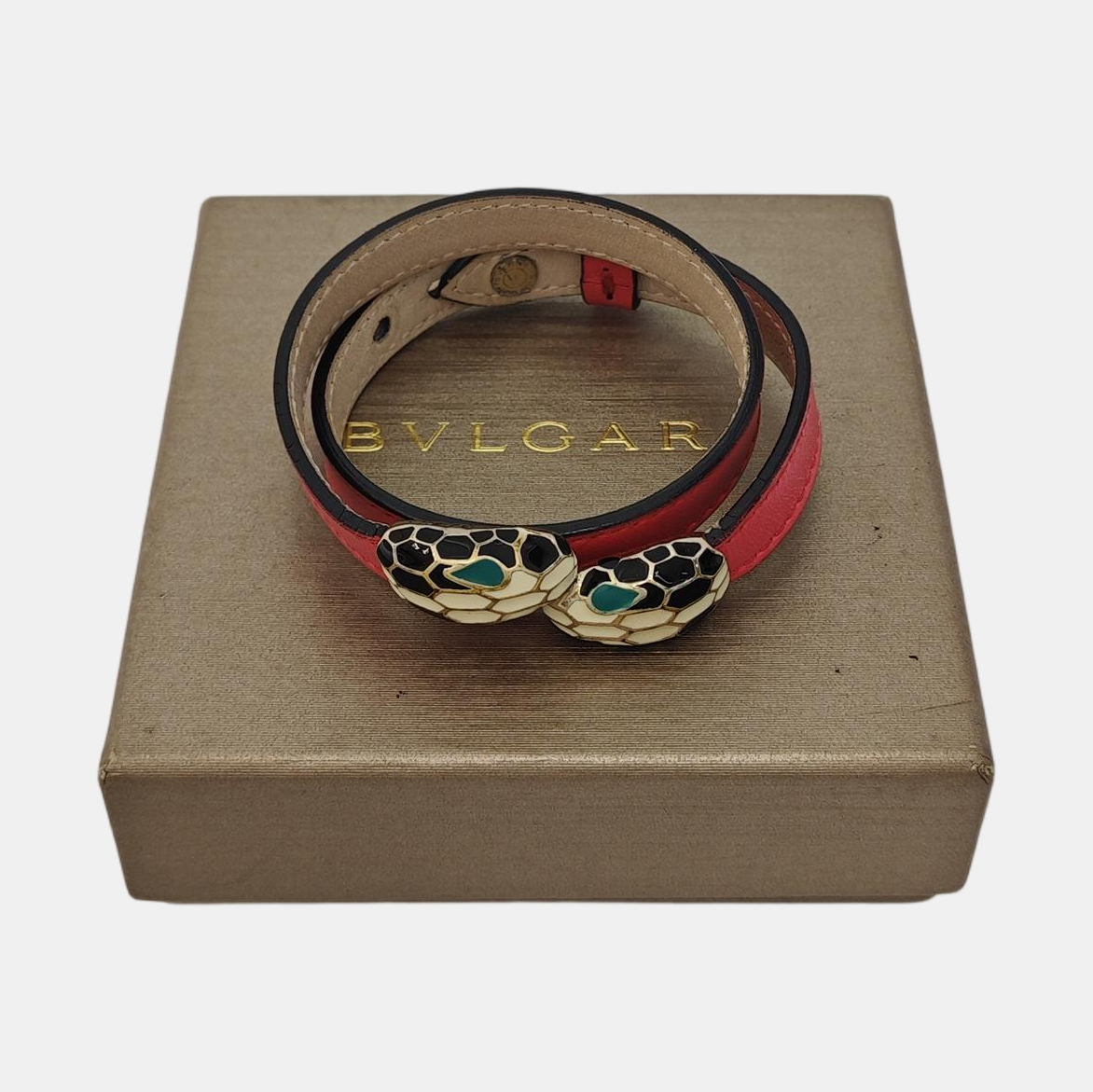SERPENTI Brass Pink Bracelet