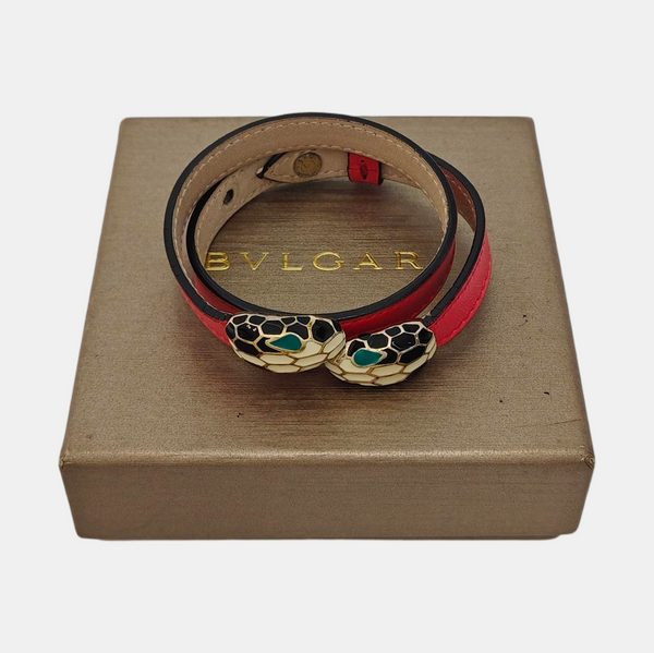 SERPENTI Brass Pink Bracelet